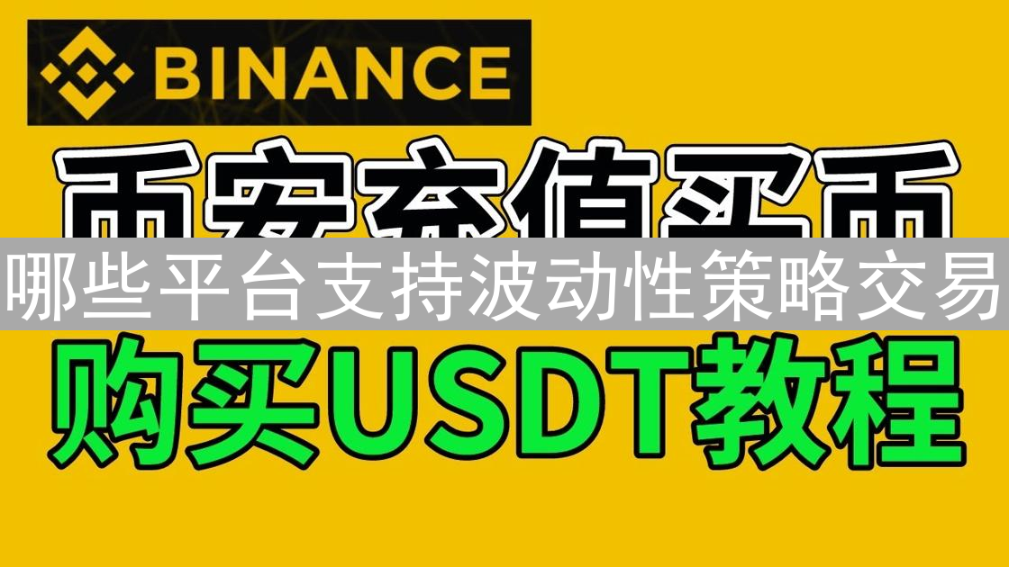 哪些平台支持波动性策略交易？