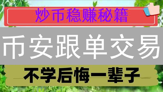 币安跟单交易：新手也能躺赚？风险与策略全解析！