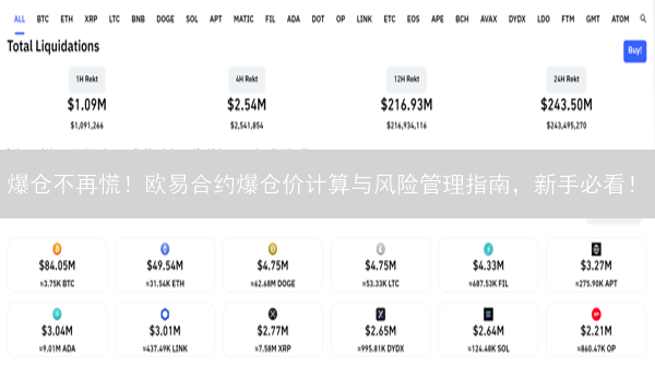 爆仓不再慌！欧易合约爆仓价计算与风险管理指南，新手必看！