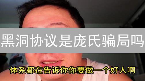 黑洞协议是庞氏骗局吗？深度剖析 8 大风险！