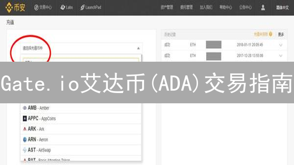 Gate.io艾达币(ADA)交易指南：新手快速上手！