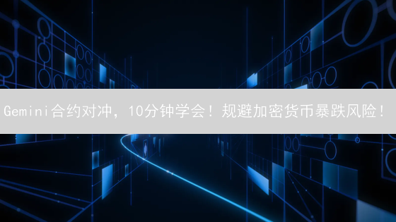 Gemini合约对冲，10分钟学会！规避加密货币暴跌风险！