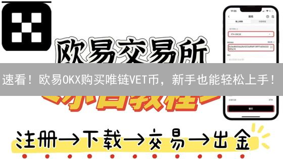 速看！欧易OKX购买唯链VET币，新手也能轻松上手！