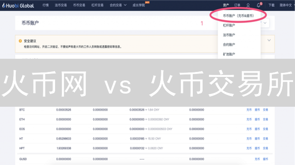 火币网 vs 火币交易所：新手必看，选哪个更赚？